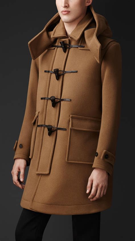 mens long burberry duffle coat|Burberry bubble coat men.